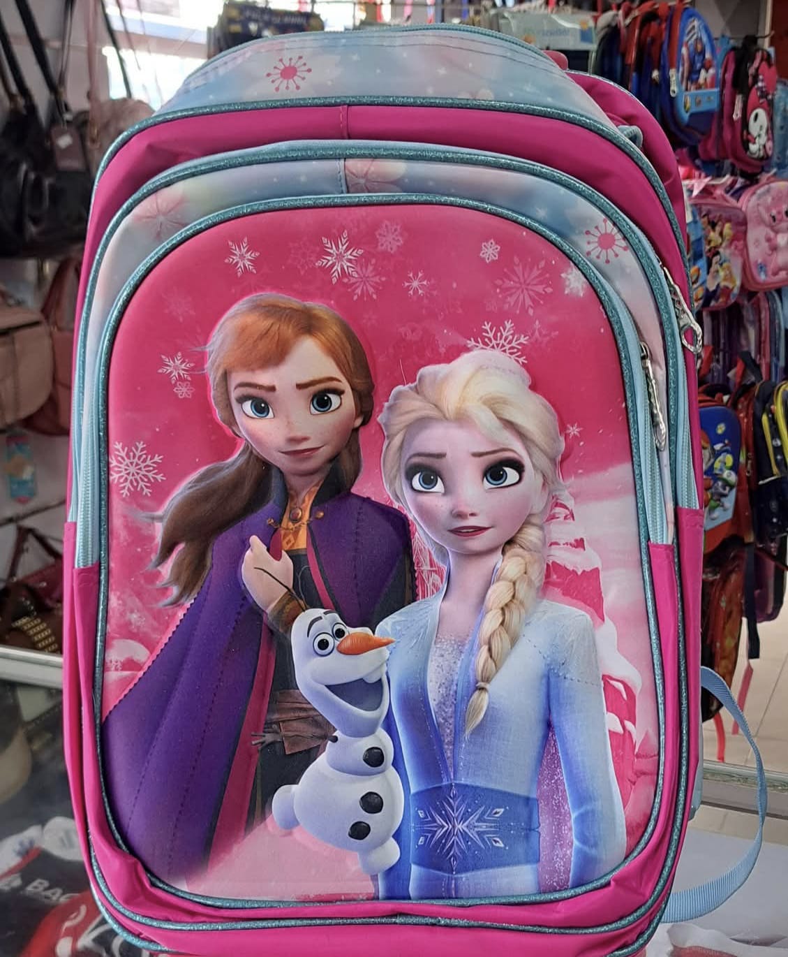 Mochila+Bolso+Estuchera 3D Sonic Dragón Ball Frozen Regreso a Clases