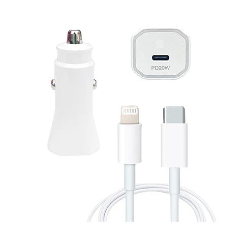 CARGADOR DE CARRO IPHONE TIPO C AUTO CAMIONETA