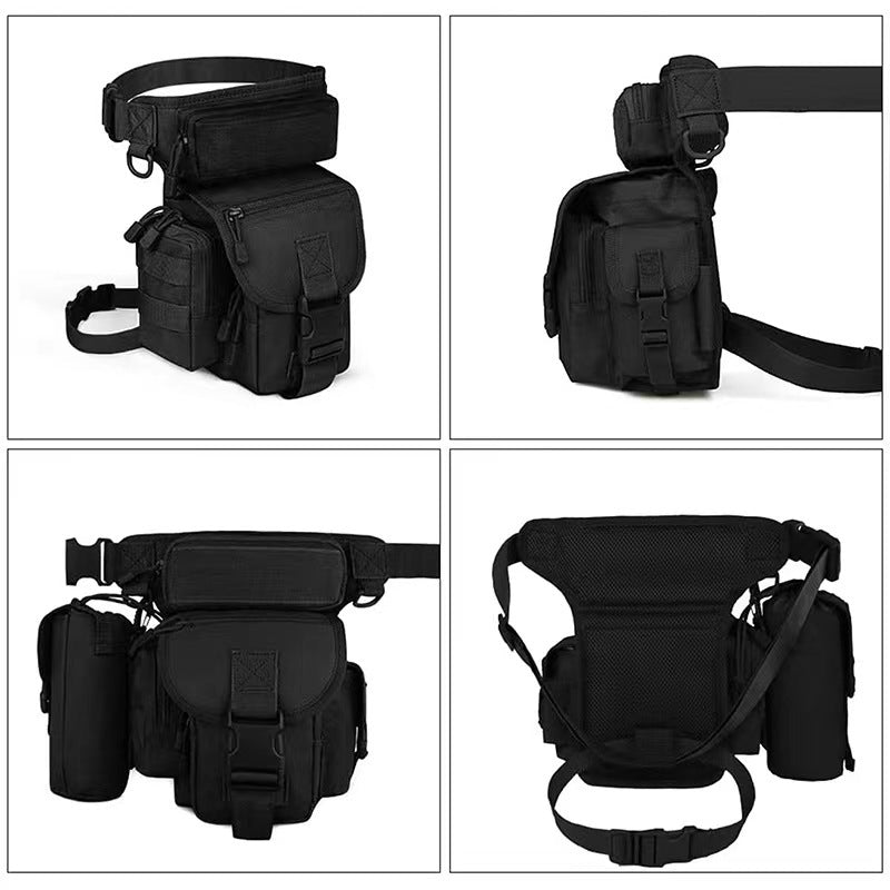 Muslera/Piernera Táctica Nuevo Modelo Impermeable Multifuncional Cangurera Moto Lluvia