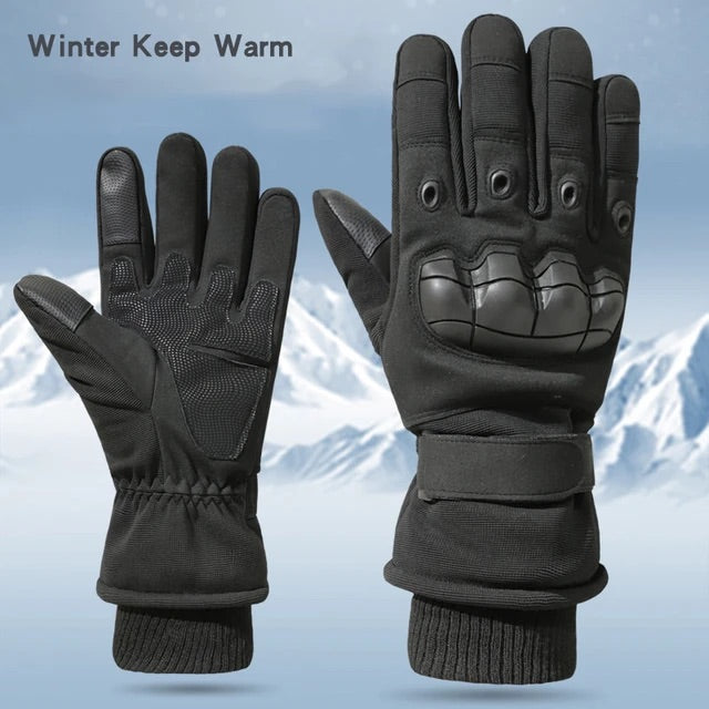 Guantes tácticos térmicos protección frío invierno moto nevado chimborazo policía militar