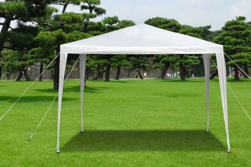 CARPA ARMABLE 3X3 IMPERMEABLE DE POLIESTER INVIERNO/LLUVIA/SOL/PATIO/JARDIN/AUTO/EVENTOS/TRABAJO