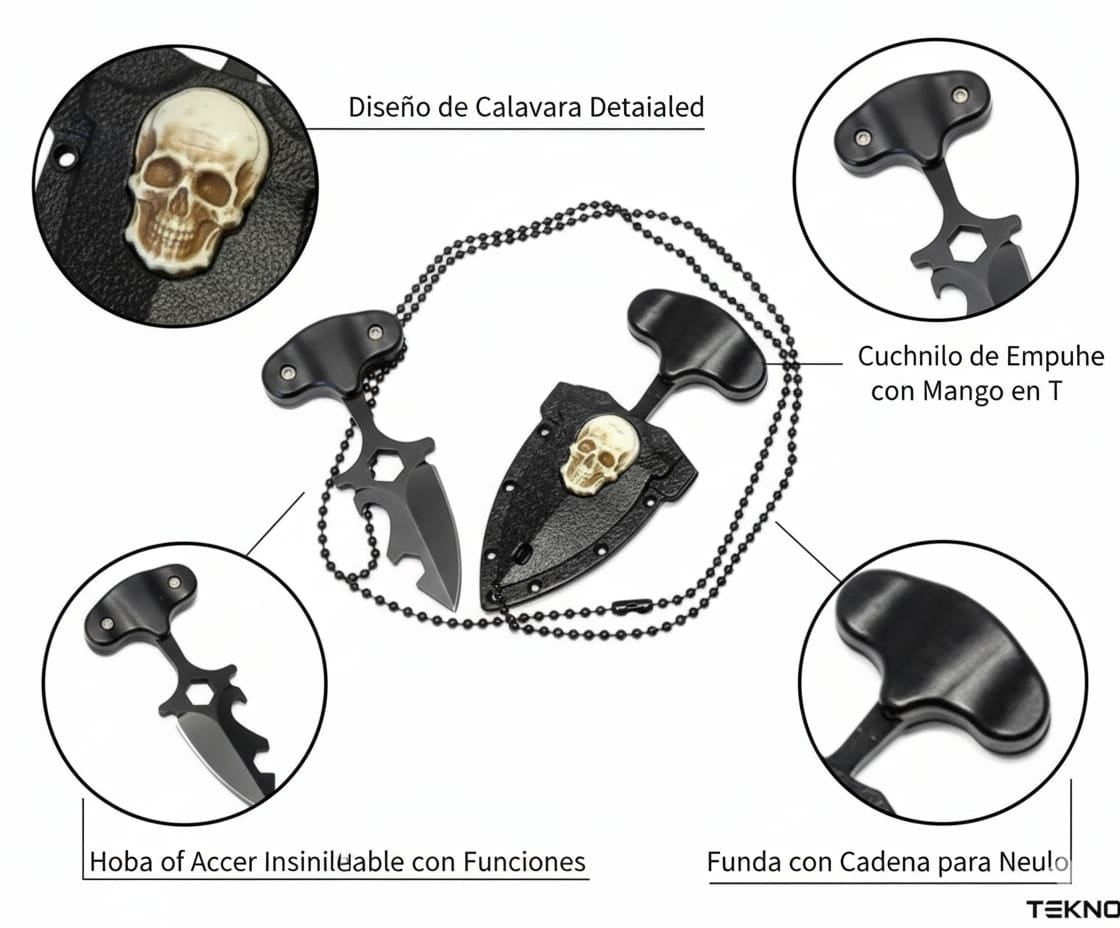 Collar táctico camping herramienta multifuncional Senderismo