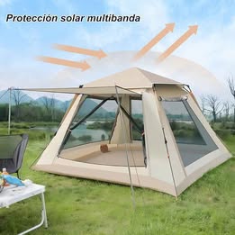 Carpa Automática Plegable Impermeable 4-5 Personas Nuevo Modelo camping-playa-lluvia-montaña-viaje