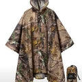 Poncho Chubasquero Impermeable Camuflaje Caza Lluvia Invierno Trabajo Moto Scooter Bici