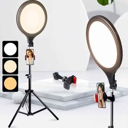 Panel Anillo de Luz Completo Kit de Iluminación con Pedestal  Fotografía Belleza