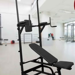 Máquina de Ejercicio Banca Multifuncional Gimnasio en Casa Fitness Entrenamiento  Dominadas