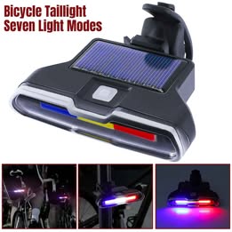 Luces para  Bicicleta Moto Scooter Multifuncional Recargable USB solar auto