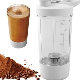 VASO MEZCLADOR MULTIFUNCIONAL  PROTEINA ELECTRICO RECARGABLE GYM DEPORTES EJERCICIO
