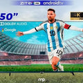 Televisor Smart  50" 4K  Android 11 Bluetooth ZITRO Mundial 2026