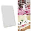 Espejo con Luz Led Recargable 3 Tonos Táctil Makeup Belleza Maquillaje