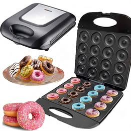 Máquina de Mini Donas x16 Sokany Panadería Repostería Postres Pastelería