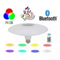 Foco Parlante Smart UFO Bluetooth RGB Luces Colores Control Remoto Música Iluminación Fiesta