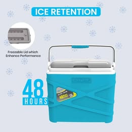 Cooler Termo Hielera Tacho para Helados Bebidas Frías Calientes Playa Viaje Camping 40 litros