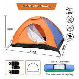 Carpa para Camping Senderismo Impermeable Multifuncional Viaje Playa Protección Sol Lluvia