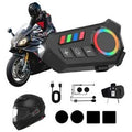 Intercomunicador para Motociclista Casco Scooter Bici Audífonos Bluetooth Música Viajes Trabajo