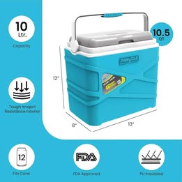 Cooler Termo Hielera Tacho para Helados Bebidas Frías Calientes Playa Viaje Camping 40 litros