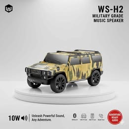 Auto Carro Hammer Clásico Militar Colección con Altavoces Bluetooth Música y Luces