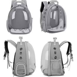 MOCHILA TRANSPARENTE BURBUJA PARA MASCOTAS PEQUEÑAS PERRITOS GATITOS