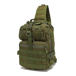 Mochila Pechera Bolso Cruzado Táctico Multiuso Camping Senderismo Pesca Viaje Trabajo Moto Bici