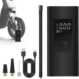 BOMBA COMPRESOR DE AIRE RECARGABLEPORTATIL INFLADOR NEUMATICO LLANTA AUTO MOTO BICI CARRO INFLABLES