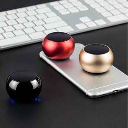 Mini Parlante Altavoz Bluetooth Recargable de Aluminio Potente Para PC LAPTOP Computadora Celular