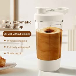 VASO MEZCLADOR MULTIFUNCIONAL  PROTEINA ELECTRICO RECARGABLE GYM DEPORTES EJERCICIO