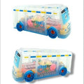 Bus Rodante de Juguete con Luces Giratorio para Niños Regalo
