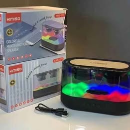 Altavoz Parlante RGB LED Multicolor Recargable Bluetooth USB Música Fiesta Computadora Celular