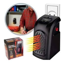 Mini Calefactor Ventilador Portátil Eléctrico 400w Calentador Frío Invierno
