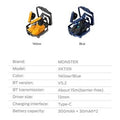 Auriculares Monster de Aluminio  Inalambricos Sonido HD  Bluetooth 6 Horas de Duración Auriculares