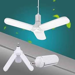 Foco Ahorrador LED Nuevo Diseño de Moda Abanico Plegable