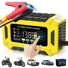 Cargador de Batería Inteligente 12v Reparación Auto Carro Moto Multifuncion Emergencia