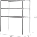 Estante Organizador de Cocina 3 Niveles Multiuso Microondas Horno Metálico Armable