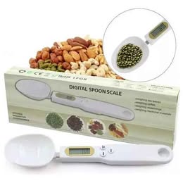 Gramera Báscula Balanza Digital Precisa en Forma de Cuchara para Cocina Recetas Laboratorio