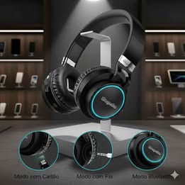 Audífonos Cascos Auriculares Inalámbricos Bluetooth Pro Gamer con Reducción de Ruido Celular Compu