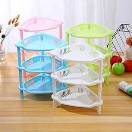 Estante Multifuncional Sincero 3 Capas de Plástico para Cocina y Baño