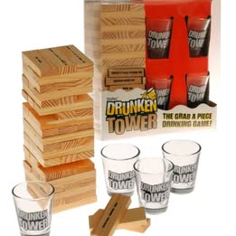 Juego de Mesa Jenga con Vasos Shots Entretenimiento Torre  Fiesta Cumpleaños