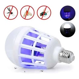 Lámpara Foco Mata Mosquitos Insectos Foco Luz Led Prevención