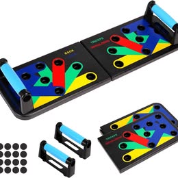 Tablero de Flexiones Multiuso 14en1  Portátil Fitness Ejercicio Deportes Entrenamiento Pecho Músculo