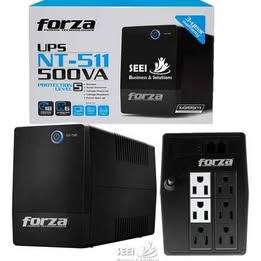 UPS Interactiva 6 Tomas de Corriente Regulador de Voltaje Power Bank PC Compu Laptop Trabajo Oficina