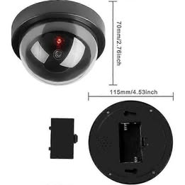 Camara para Seguridad de Simulación Protección Multiuso Luz Roja y Lente