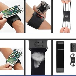 Porta Celular Pulsera Estuche Soporte Brazo Giratoria 360° Multiuso Antebrazo