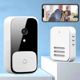 Timbre Visual Inalámbrico Inteligente Video HD Visión Nocturna Hogar Casa