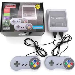 Consola de Juegos Clásicos Portátil con dos Controles 620 Juegos Regalo Cumpleaños Niños