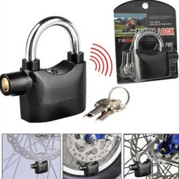 Candado de Seguridad Antirobo con Alarma Multiuso Moto Bicicleta Casa