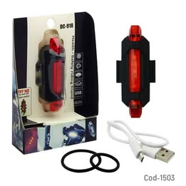 Luz Roja Freno para Bicicleta Recargable Multiuso