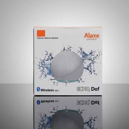 Parlante Inteligente Inalámbrico Esférico Alexe Sonido Potente  Nitidez HD Mando de Voz