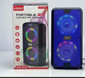 Parlante Altavoz Recargable Kimiso Luces LED Multifuncional Bluetooth Radio USB MicroSD