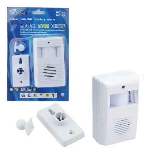 TIMBRE SENSOR DE MOVIMIENTO CON SONIDO ENTRADA TIENDA ALARMA CASA PROTECCIÓN