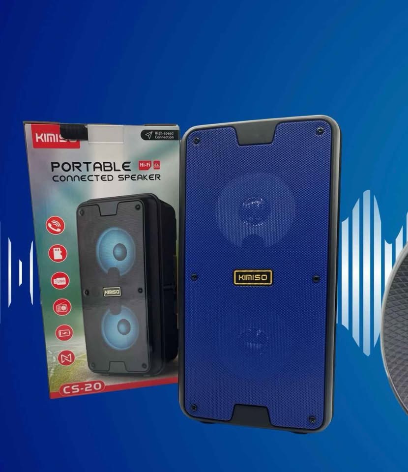 Parlante Altavoz Recargable Kimiso Luces LED Multifuncional Bluetooth Radio USB MicroSD